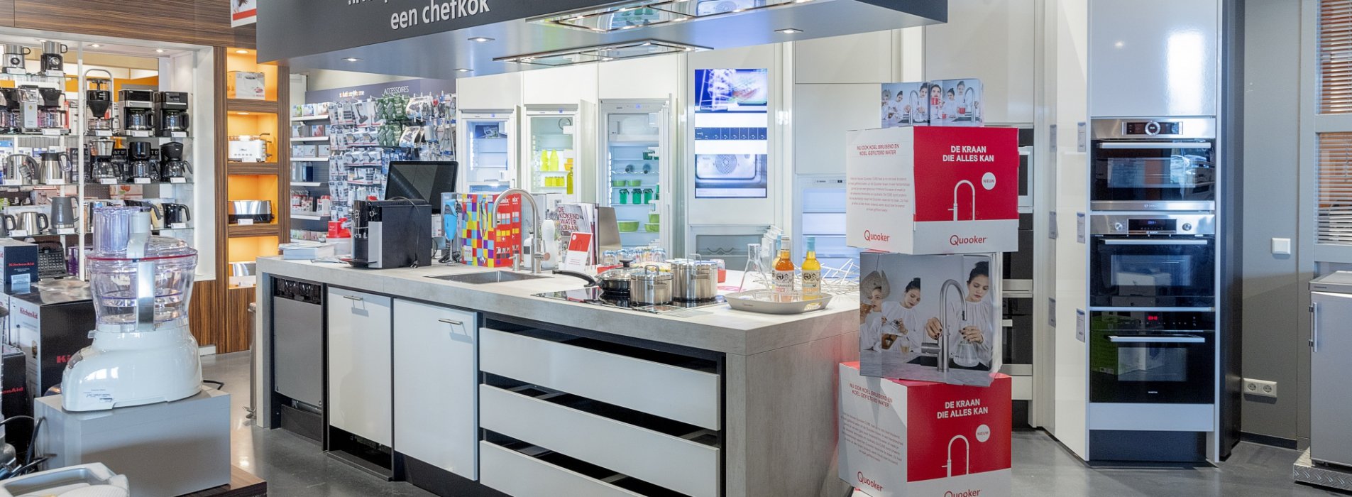 Keuken- en inbouwapparatuur Showroom Koeleman Elektro Mijdrecht