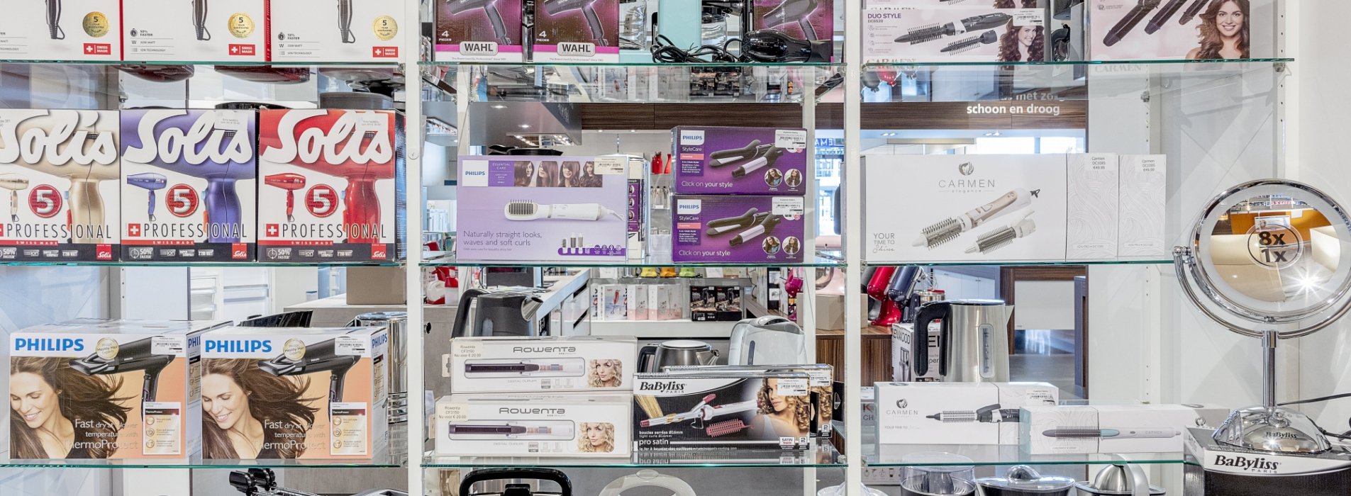 Persoonlijke verzorging showroom Koeleman Elektro Mijdrecht