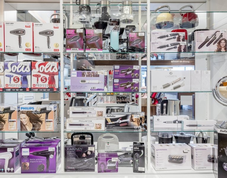 Persoonlijke verzorging showroom Koeleman Elektro Mijdrecht