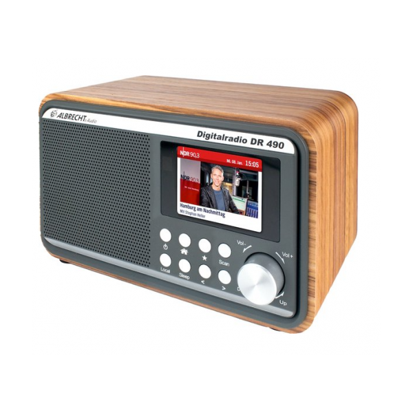 Albrecht DR 490 radio walnut