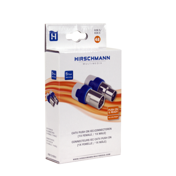 Hirschmann KOK 5 & KOS 5 IEC Coax Connector