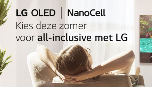 Zomeractie van LG met tot € 300,00 cashback